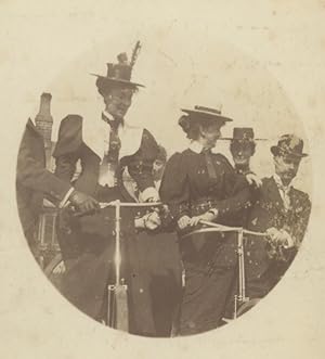 A Collection of Twelve Photographs of a Women's Cycling Club, c. 1890s