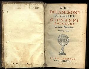 Del Decamerone di Messere Giovanni Bocacci Cittadino Fiorentino. Volume primo e secondo.