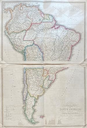 Colombia Prima or South America drawn from the Large Map in Eight Sheets