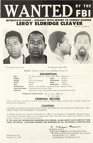 [Drop title] Wanted by the FBI: Interstate Flight - Assault with Intent to Commit Murder / Leroy ...