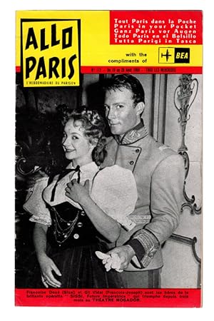 ALLO PARIS Magazine (The Weekly Parisian, With the Compliments of BEA): No.117 - du 19 au 25 Aout...