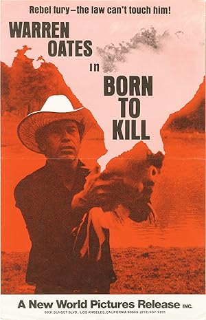 Born To Kill [Cockfighter] (Original pressbook for the 1974 film)