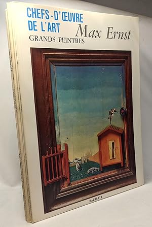 4 volumes de "Chefs-d'oeuvre de l'art grands peintres": Max Ernst Redon Antonello L. de Vinci