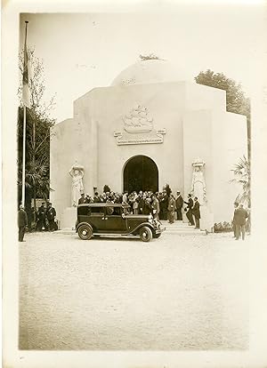 "PAVILLON DU PORT DE MARSEILLE EXPOSITION COLONIALE 1931" Photo de presse originale G. DEVRED Age...