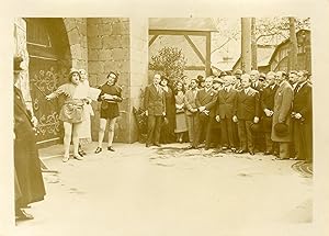 "INAUGURATION de la FOIRE SAINT-GERMAIN par Monsieur Louis ROLLIN le 22 Mai 1931" Photo de presse...