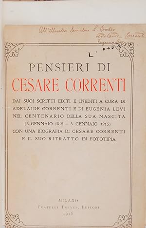 Pensieri di Cesare Correnti