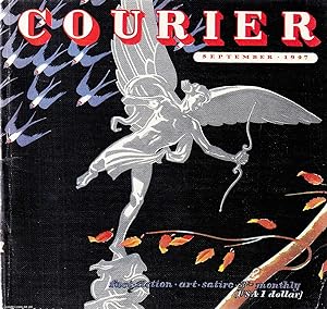 Courier. A Norman Kark publication. September 1947. Vol. 9 no.3. Cover designed by H.C. Paine. Fe...