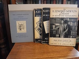 The A. Edward Newton Collection of Rare Books and Manuscripts (3 volumes + Prospectus)