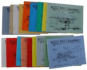 WORLD WAR 1 AEROPLANES - LOT OF 18 ISSUES: # 72 to 89.: