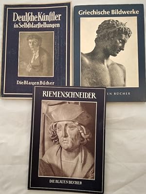 Die blauen Bücher, Bildwerke, Künstler, Konvolut von 3 Heften [3 Hefte].