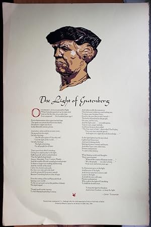 Original Broadside - "The Light of Gutenberg"