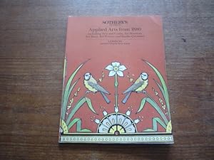 Applied Arts from 1880 Including Arts and Carfts, Art Nouveau, Art Deco, Art Pottery and Studio C...