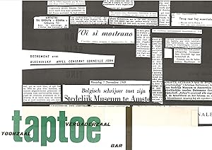 Galerie Taptoe - a collection of 8 invitations and documents