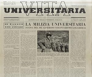 VITA Universitaria. Quindicinale delle Università Italiane. Anno V. N. 17. 1 giugno 1941.