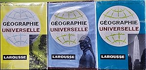 Géographie universelle Larousse ( 3 vols - complet)