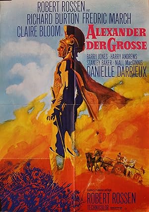 "ALEXANDRE LE GRAND (ALEXANDER THE GREAT)" Réalisé par Robert ROSSEN en 1956 avec Richard BURTON ...