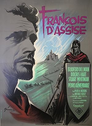 "FRANCOIS D'ASSISE (FRANCIS OF ASSISI)" Réalisé par Michael CURTIZ en 1961 avec Bradford DILLMAN,...