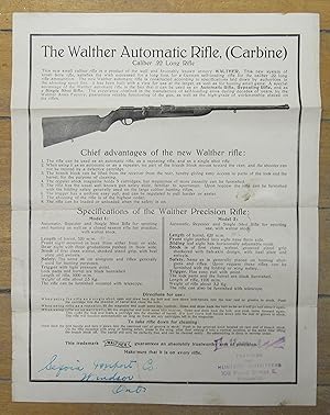Walther Automatic Rifle advertisement