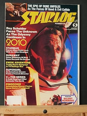 Starlog #90, January 1985 (Dune, Starman, Runaway with Gene Simmons, Ewaks, Pinocchio)