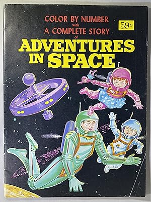 Color by Number with a Complete Story of Adventures in Space