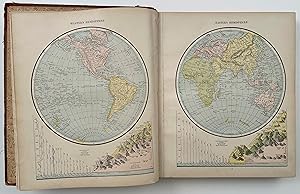 The People's Illustrated and Descriptive Family Atlas of the World. Indexed.