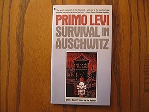 Primo Levi Two (2) Paperback Book Lot, including: Survival in Auschwitz (original title: If This ...