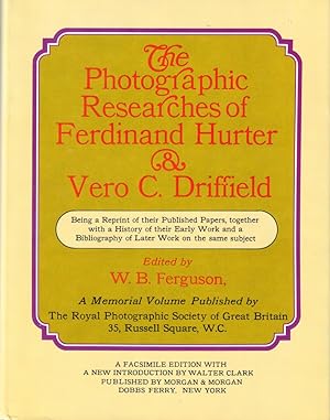 The photographic researches of Ferdinand Hurter & Vero C. Driffield