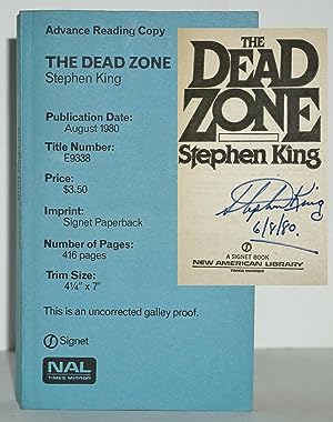 THE DEAD ZONE (SIGNED Uncorrected Galley Proof / Advance Reader?s Copy )