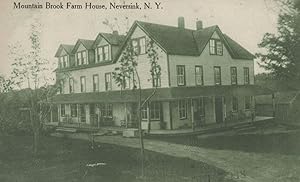 Mountain Brook Farm House Neversink USA New York Old Postcard