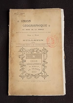 Union géographique du nord de la France - T. XXVI - 4e trimestre 1903