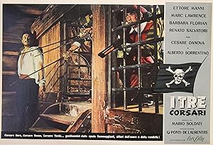 "LES TROIS CORSAIRES" Réalisé par Mario SOLDATI en 1952 avec Ettore MANNI, Marc LAWRENCE / Affich...