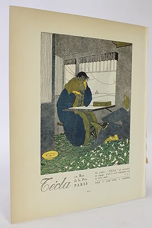 Un collier Técla (Publicité, Volume 1, La Gazette du Bon ton, 1920 n°2) [suivi de] Robes du soir ...