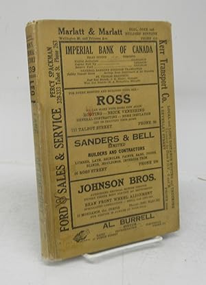 Vernon's City of St. Thomas (Ontario) Miscellaneous, Business, Alphabetical and Street Directory ...