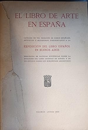 EL LIBRO DE ARTE EN ESPAÑA