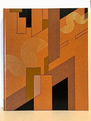 Blank Journal Bound in Elaborate Binding with Paul Legrain Moderne Design