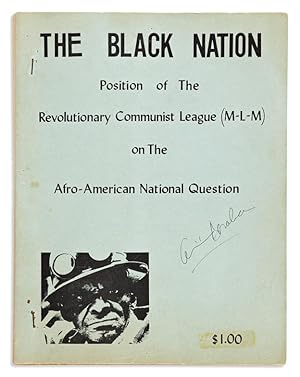 The Afro-American National Question signed by Amiri Baraka