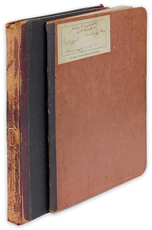 1901 Manuscript Notebooks kept by Julius Wooster Eggleston, geologist and author, as a Harvard st...