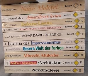 Kultur u. Kunst, Konvolut von 10 Bänden [10 Bücher].