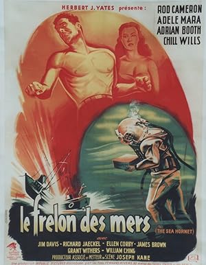 "LE FRELON DES MERS (The SEA HORNET)" Réalisé par Joseph KANE en 1951 avec Rod CAMERON et Adèle M...