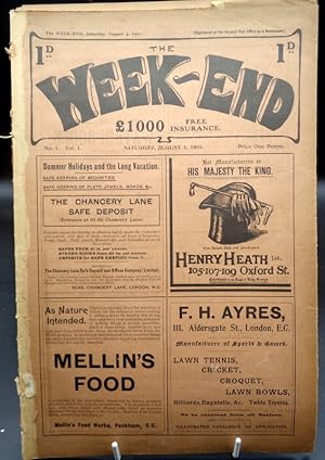 The Week-End Weekly Magazine ISSUE NO 1. Saturday August 3rd 1901