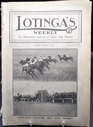 Lotinga's Weekly. ISSUE NO 1. March 12th 1910.