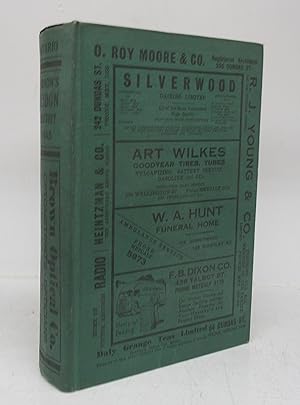 Vernon's City of London (Ontario) Miscellaneous, Business, Alphabetical and Street Directory for ...
