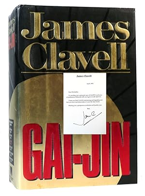GAI-JIN, A NOVEL OF JAPAN With Signed Letter from the Author