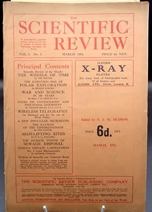 The Scientific Review. Issue NO 1. 1 March, 1914. (Cinematogrpahy and War 100 years from now, etc)