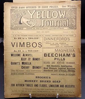 The Yellow Journal. ISSUE NO 1. December 3rd 1894.