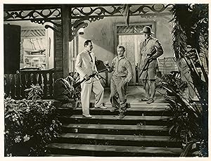 "LE VOILIER MAUDIT (EBB TIDE)" Réalisé par James HOGAN en 1937 avec de gauche à droite: Lloyd NOL...
