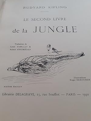 le second livre de la jungle