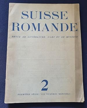 Suisse Romande - Revue de littérature , d'art et de musique - N.2- Novembre 1937