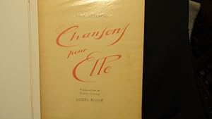 Chansons Pour Elle. Limited edition #168/180 of a total edition of 260 copies, 1948. This copy is...