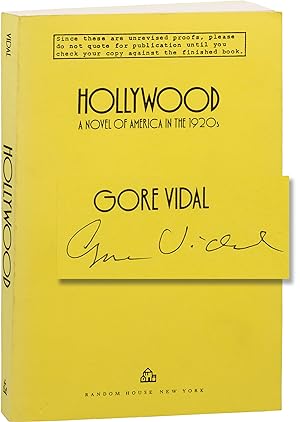 Hollywood (Uncorrected Proof, signed)